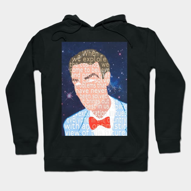 Bill Nye's thoughts on space exploration Hoodie by Skahfee